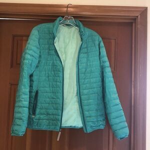 Eddie Bauer Bright Green Puffer Jacket
